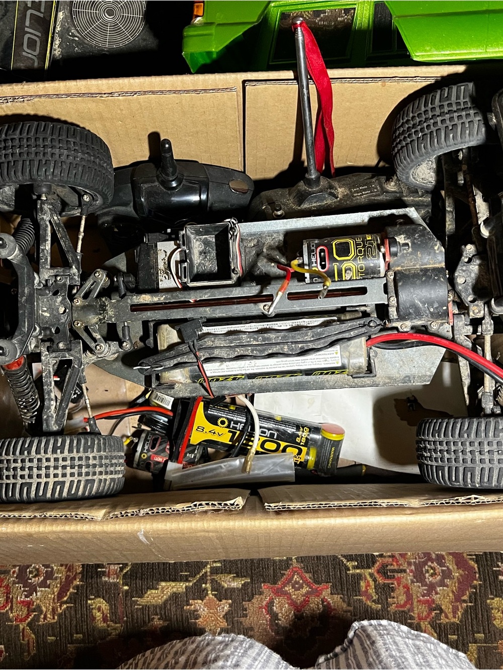 Axial Racing Red RC Car Body Shell - Picture 5 of 6